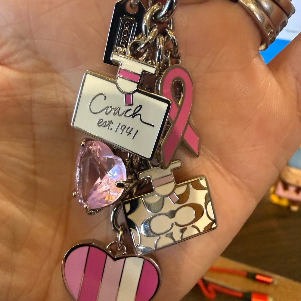 Coach Breast Cancer Awareness Charm - Picture 6 of 6
